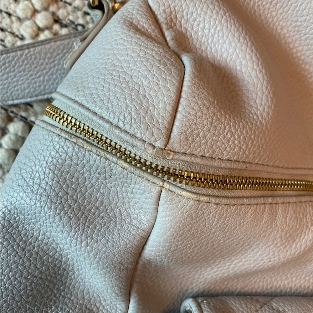 Luli Bebe Monaco Stone Grey Vegan Leather Backpack